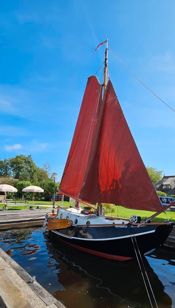 Prachtige Blok Zeeschouw, Watersport en Boten, Platbodems, Staal, Diesel, Ophalen
