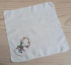 zakdoek met "Mozart am Spinett" erop geborduurd, Verzenden, Nieuw
