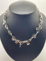 Z587 Prachtige zilveren ketting ELLE, Ophalen of Verzenden, X, Zilver, Zilver