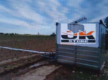 beregening/druppelirrigatie/pompschuur/tuinschuur/container beschikbaar voor biedingen