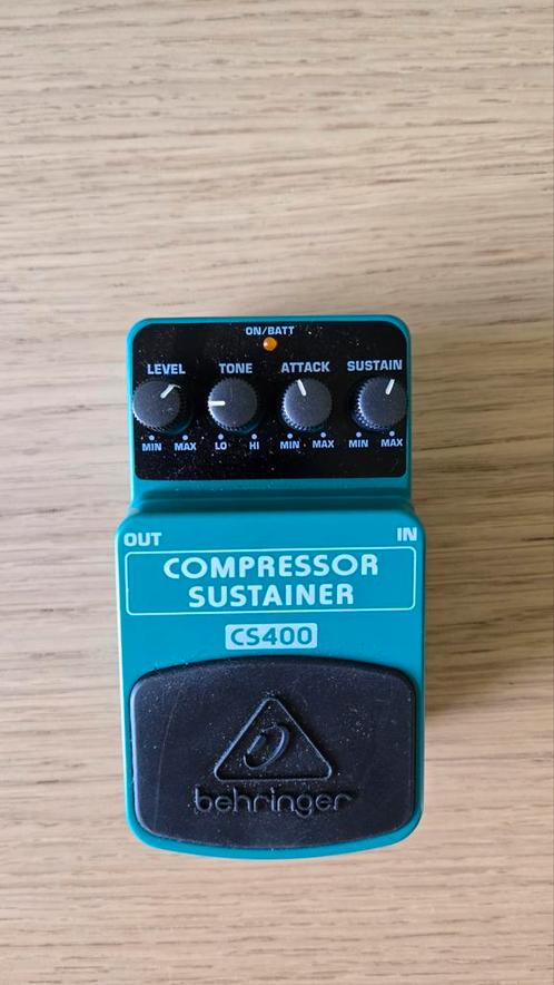 Behringer Compressor Sustainer CS400, Muziek en Instrumenten, Effecten, Zo goed als nieuw, Compressor, Ophalen