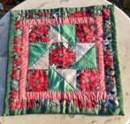 Kerst quilt onderzetter 40 x 40 cm (FB2), Ophalen of Verzenden, Zo goed als nieuw