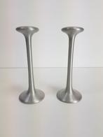 Vintage set 2 kandelaar Kägla design Carl Öjerstam ´90, Huis en Inrichting, Woonaccessoires | Kandelaars en Kaarsen, N, Overige kleuren