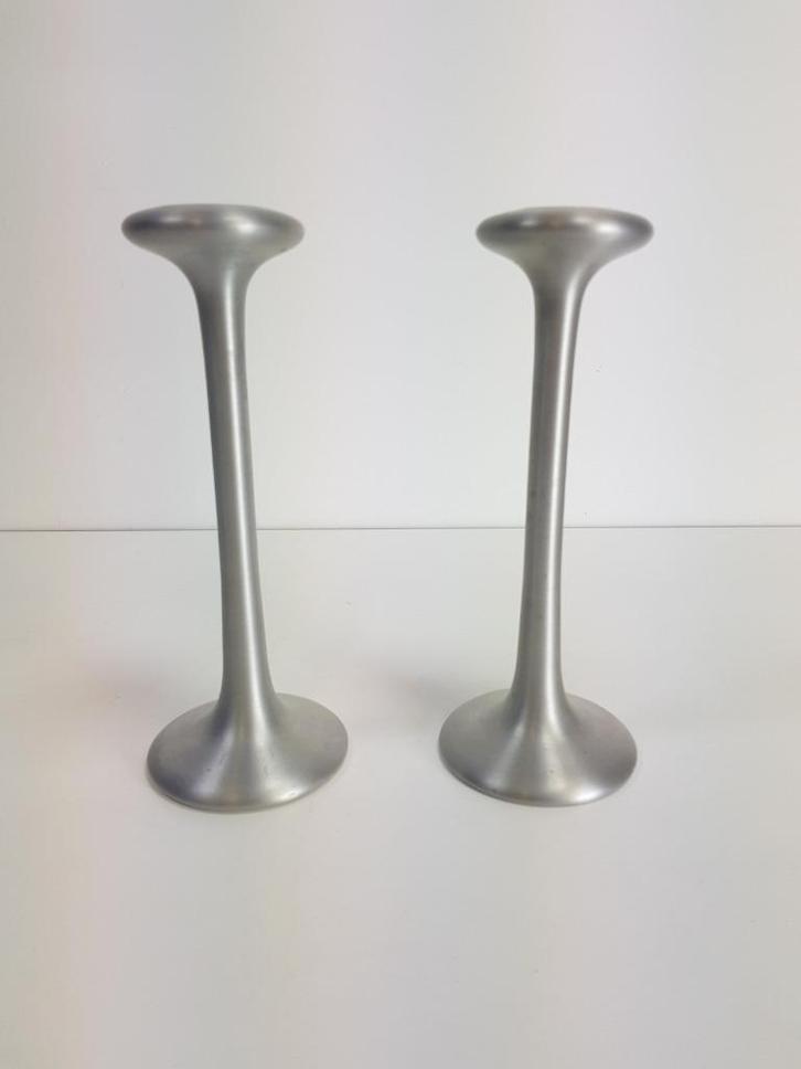 Vintage set 2 kandelaar Kägla design Carl Öjerstam ´90, Huis en Inrichting, Woonaccessoires | Kandelaars en Kaarsen, Zo goed als nieuw