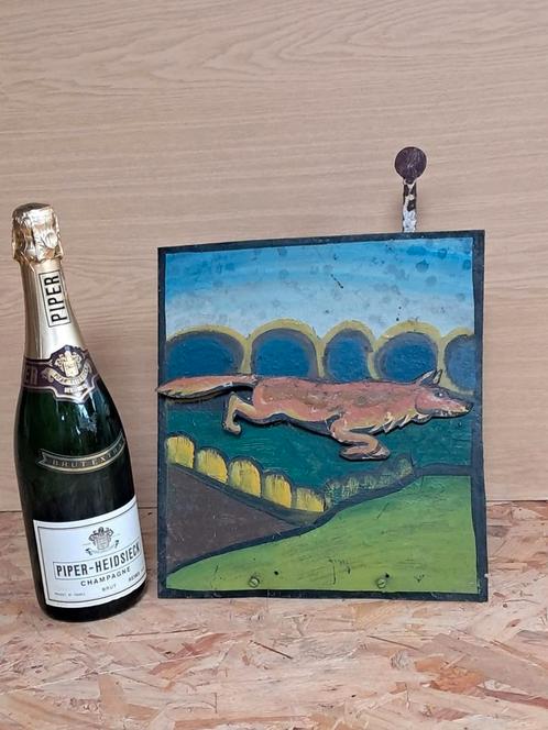 Oude schietschijf, Antiek en Kunst, Curiosa en Brocante, Ophalen of Verzenden