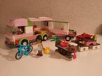 Lego Friends camper + picknicktafel en barbecue!, Ophalen of Verzenden, Gebruikt