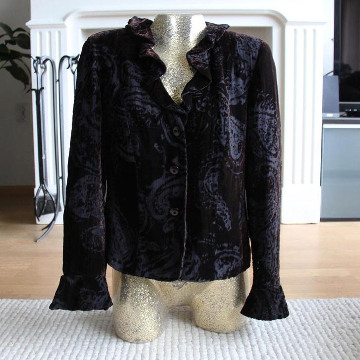 Gerry Weber Blouse (M) € 20,-, Kleding | Dames, Blouses en Tunieken, Zo goed als nieuw, Maat 38/40 (M), Zwart, Ophalen of Verzenden