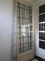 oude glas in lood deur, Doe-het-zelf en Verbouw, Deuren en Horren, Glas, Minder dan 80 cm, Gebruikt, Ophalen