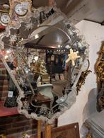 Grote Murano spiegel Italië. 110x85. Cm. €395., Antiek en Kunst, Ophalen, Rechthoekig