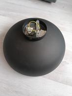 Zwarte ronde lamp, Huis en Inrichting, Lampen | Hanglampen, Ophalen, Gebruikt, Overige materialen, Minder dan 50 cm