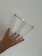 Vaas van glas voor 1ste bieder, Ophalen, Overige kleuren, Minder dan 50 cm, Glas