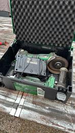 Hikoki slijtol en haakseboormachine, Ophalen of Verzenden, Zo goed als nieuw, Minder dan 700 watt, Haakse handslijpmachine