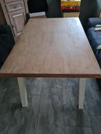 Gepimpte tafel met stoelen, Huis en Inrichting, Tafels | Eettafels, Ophalen, Gebruikt, Rechthoekig, 50 tot 100 cm