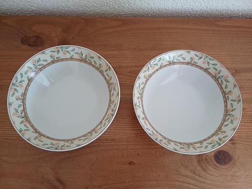 Koffietijd servies 2 dekschalen, Huis en Inrichting, Keuken | Servies, Zo goed als nieuw, Schaal of Schalen, Overige stijlen, Aardewerk