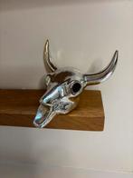Goudkleurig keramiek beeldje buffel skull, Ophalen of Verzenden, Zo goed als nieuw