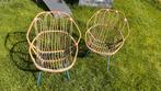 Rotan vintage stoel riet 3 stuks mooi leuk prima ouderwets, Tuin en Terras, Tuinstoelen, Zo goed als nieuw, Rotan, Ophalen