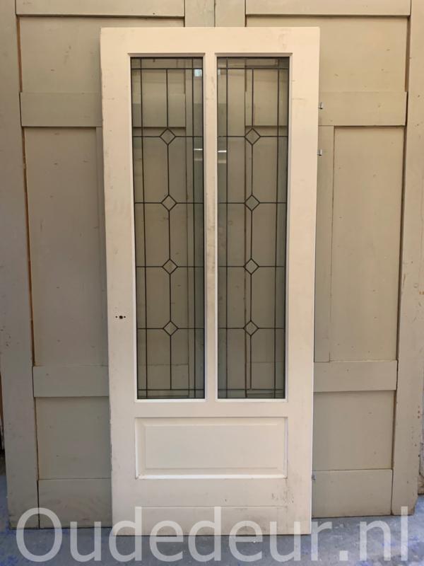nr. GL612 grote moderne glas in lood deur opdek, Doe-het-zelf en Verbouw, Deuren en Horren