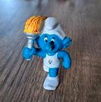 Telethon Fakkeldrager Smurf met Olympisch vuur/Peyo, Verzamelen, Smurfen, Gebruikt, Ophalen of Verzenden