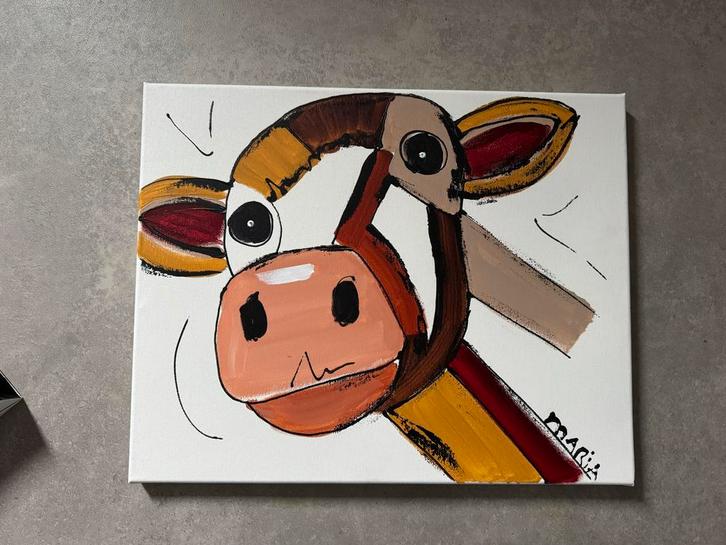 Schilderij "Boehh" C.M. Leushuis - Galerie de Kunst van Kuns, Antiek en Kunst, Kunst | Schilderijen | Klassiek, Ophalen of Verzenden