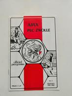 AJAX - PEC Zwolle officieel programma Seizoen 1981-1982 no 2, Verzamelen, Verzenden, Zo goed als nieuw, Ajax, Overige typen