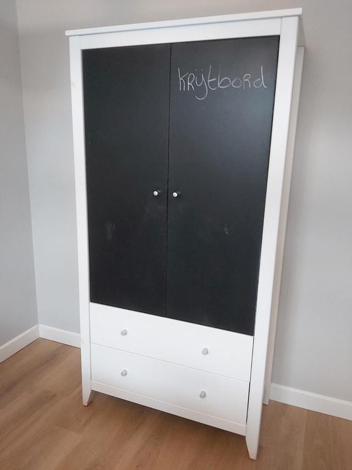 Hoppekids Kast met krijtborddeuren, Kinderen en Baby's, Kinderkamer | Commodes en Kasten, 105 cm of meer, 100 cm of meer, 50 tot 70 cm
