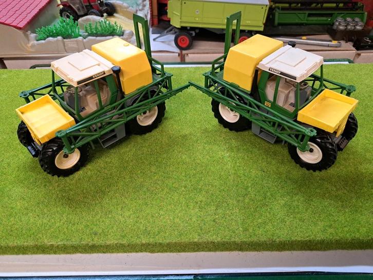Fendt Xylon 524 met opbouw veldspuit van Siku met nr. 3552, Hobby en Vrije tijd, Modelauto's | 1:32, Zo goed als nieuw, Tractor of Landbouw