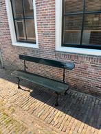 Antieke franse gietijzer tuinbank monument amsterdam weesp, Ophalen, Zo goed als nieuw, Metaal