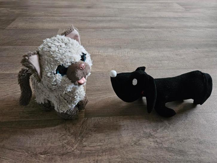 My fur real kat en Takkie, Kinderen en Baby's, Speelgoed | Knuffels en Pluche, Gebruikt, Hond, Ophalen of Verzenden