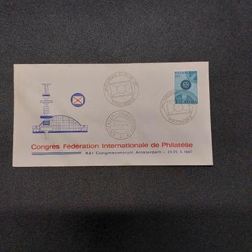 Congres Federation Int. de Philatelie Rai Amsterdam 1967 beschikbaar voor biedingen