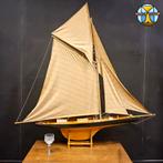 Grote zeilschip /zeilboot America's Cup Columbia 1901 L199cm, Hobby en Vrije tijd, Modelbouw | Boten en Schepen, Overige merken