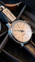 meistersinger singular chronograph mm401, Overige merken, Staal, Met bandje, Polshorloge