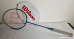 Wilson Defender Vintage Badmintonracket Met Hoes, Sport en Fitness, Badminton, Racket(s), Gebruikt, Ophalen of Verzenden