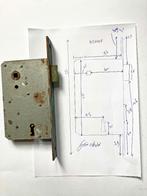 Authentiek slot NEMEF - kast 9,3 x 15,2 cm, Antiek en Kunst, Curiosa en Brocante, Ophalen of Verzenden