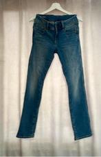 G-star raw midge mid straight w29/l30, Ophalen of Verzenden, Zo goed als nieuw, Blauw, W28 - W29 (confectie 36)