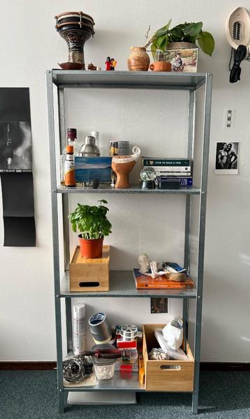 Ikea Metal Shelf 60x27x140 cm beschikbaar voor biedingen