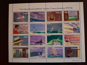 Spanje 2004 School stamps beschikbaar voor biedingen