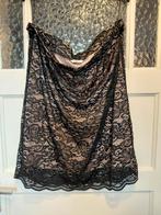 Zwarte kanten rok, Zwart, Maat 46/48 (XL) of groter, Ophalen of Verzenden, Zo goed als nieuw
