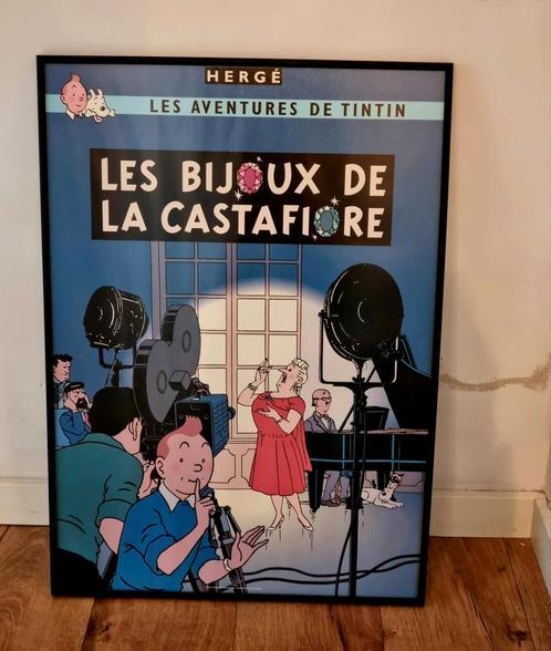 Tintin Kuifje Posters Ingelijst - Les Bijoux & L'Affaire, Antiek en Kunst, Kunst | Litho's en Zeefdrukken, Ophalen of Verzenden