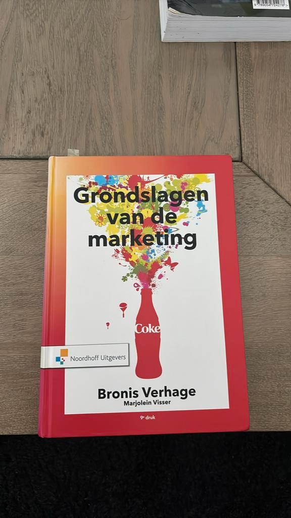 Grondslagen van de marketing, Boeken, Economie, Management en Marketing, Zo goed als nieuw, Economie en Marketing, Ophalen of Verzenden