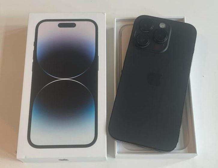 iPhone 14 Pro | 128GB | Zwart | Goede staat, Telecommunicatie, Mobiele telefoons | Hoesjes en Frontjes | Apple iPhone, Zo goed als nieuw