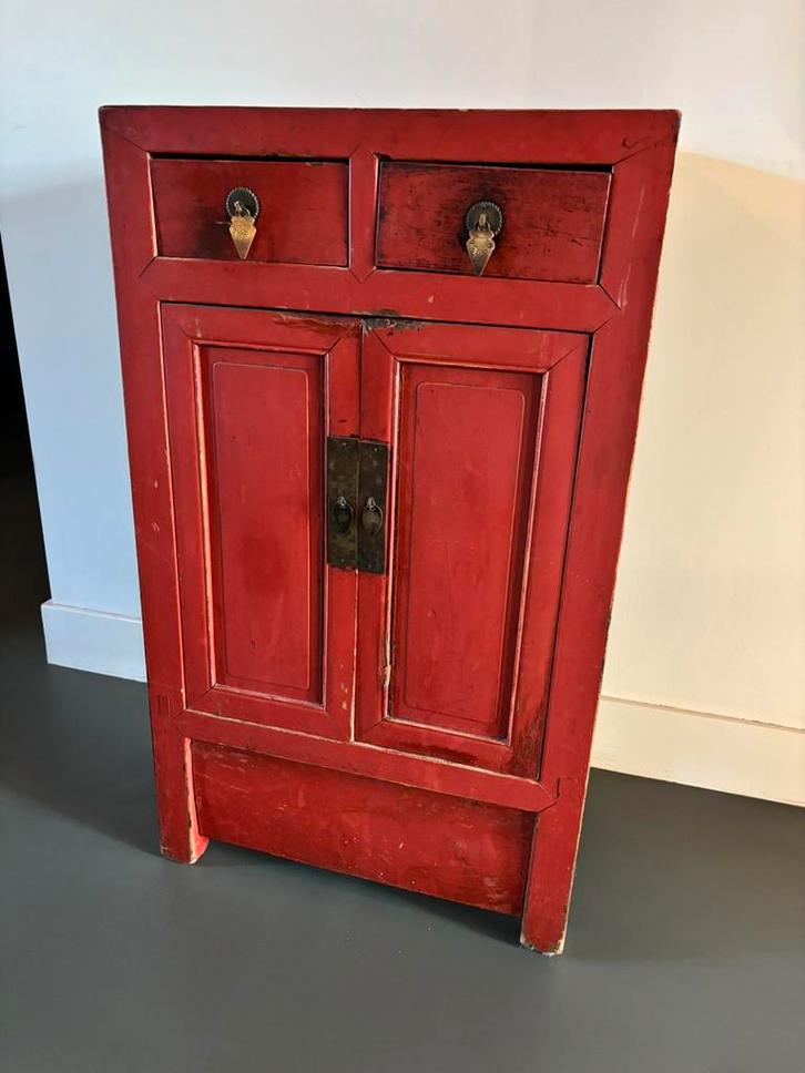 Brocante kastje (chinese stijl), Antiek en Kunst, Antiek | Meubels | Kasten, Ophalen
