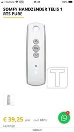 Somfy remote Telis RTS 1 Pure, Ophalen, Nieuw, Wit, Minder dan 100 cm