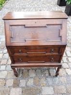 Oud eiken secretaire,  bureau, Huis en Inrichting, Ophalen, Gebruikt