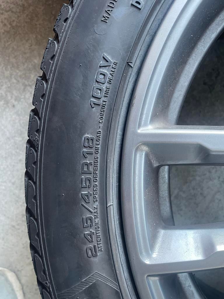 BMW 18 inch winterset (origineel) - Westland, Ophalen, 18 inch, Banden en Velgen, Winterbanden