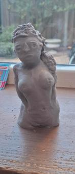 Handgemaakt Klei Beeldje - Naakte Vrouw, Ophalen of Verzenden