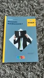 Elementaire bedrijfseconomie 1, Ophalen of Verzenden, Zo goed als nieuw, Overige niveaus, Economie