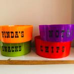 Vintage 70s retro snack bakjes, Verzenden, Huis en Inrichting
