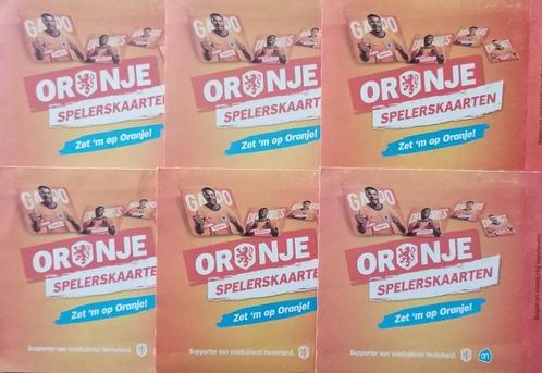 Oranje spelers kaarten 6 dichte pakjes, Verzamelen, Supermarktacties, Albert Heijn, Ophalen