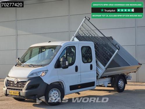 Opel Movano 140PK 3 zijdige Kipper Dubbel Cabine Trekhaak Ai, Auto's, Bestelauto's, Bedrijf, Te koop, Airconditioning, Bluetooth