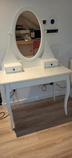 Hemnes kaptafel met lichte beschadigingen, Gebruikt, 100 tot 150 cm, Ophalen of Verzenden, Hout